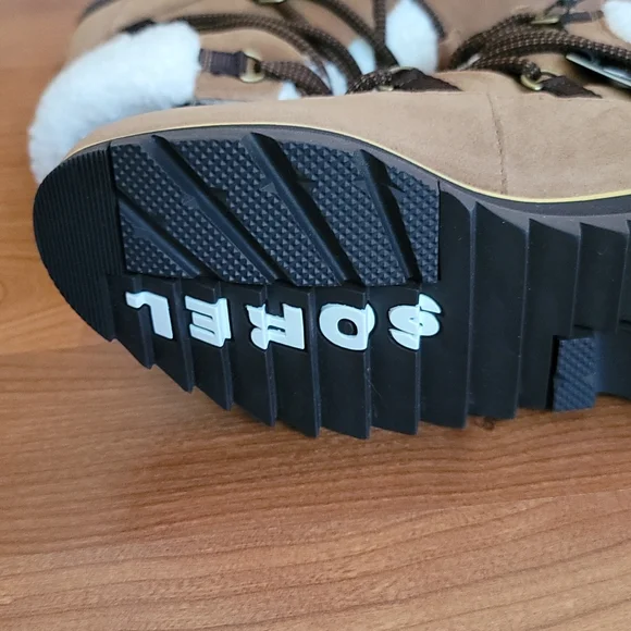 SOREL Harlow™ Waterproof Faux Shearling Lined Leather Chelsea Bootie Siz… - Picture 7 of 11